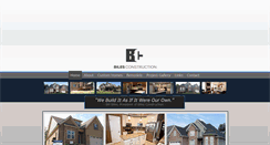 Desktop Screenshot of bilesconstruction.com